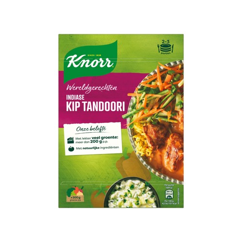 Knorr Wereldgerechten Kip Tandoori Indiase 303 g