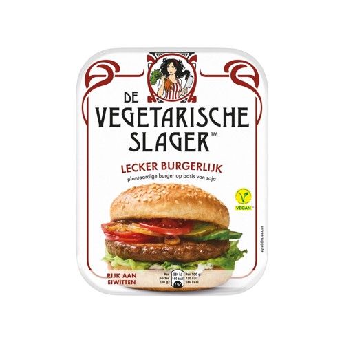 De Vegetarische Slager Lecker Burgerlijk Vegan 160 g
