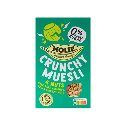 Holie Crunchy Muesli 4 Nuts 400 g