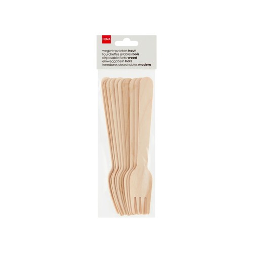 HEMA Vorken Hout - 10 stuks