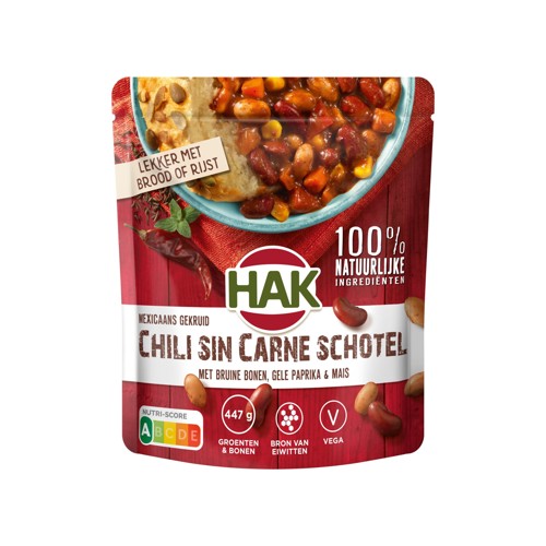Hak Chili Sin Carne Schotel 550 g