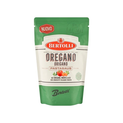 Bertolli Pastasaus met Oregano, Wortel en Ui 460 g