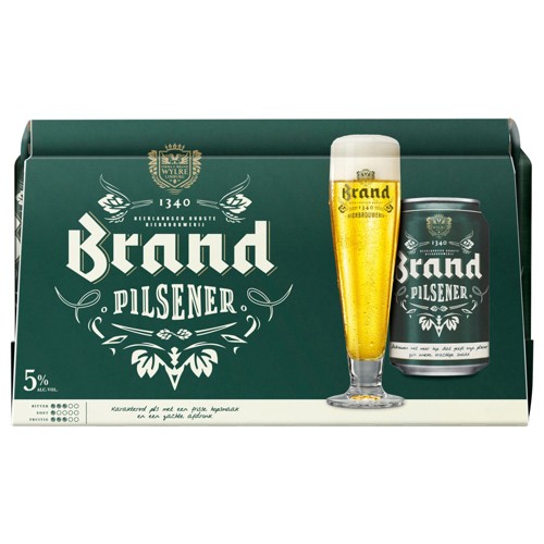 Brand Pilsener Bier 6x330ml