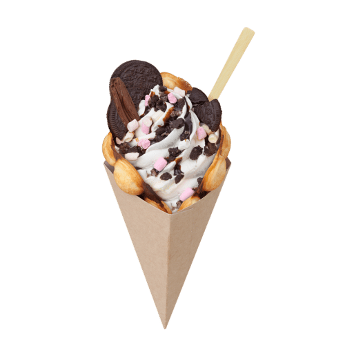 Oreo marshmallow bubbelwafel