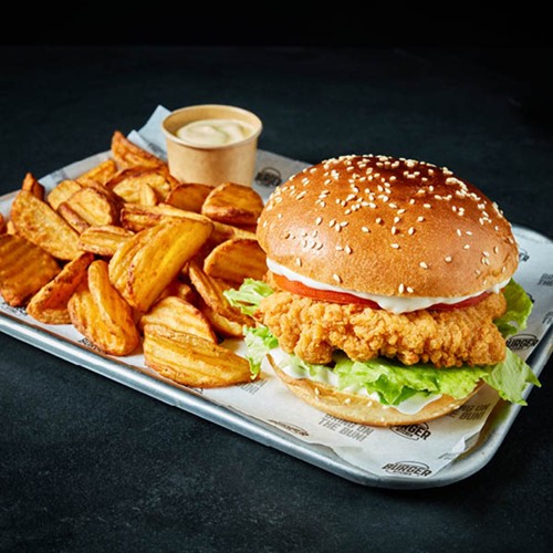 Chicken Burger Menu
