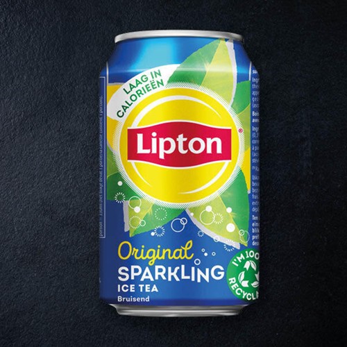Blikje Lipton Ice Tea Sparkling 330ml
