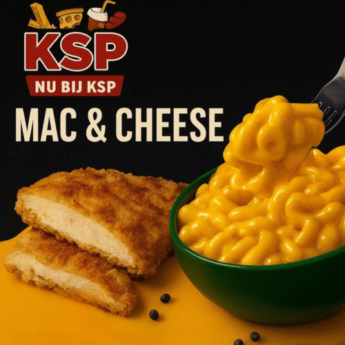Mac & Cheese Kipschinitzel