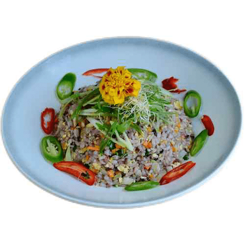 Vegetarian gyeran bokkeumbap