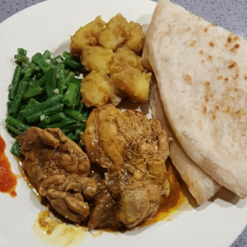 Roti met kip