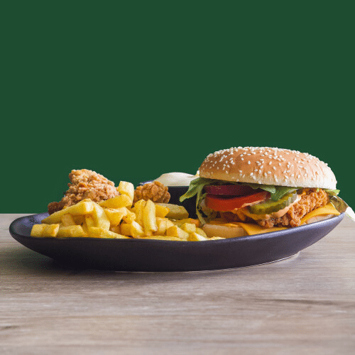Happy chicken meal