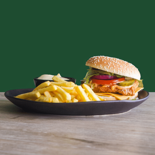 Kipburger cheese menu