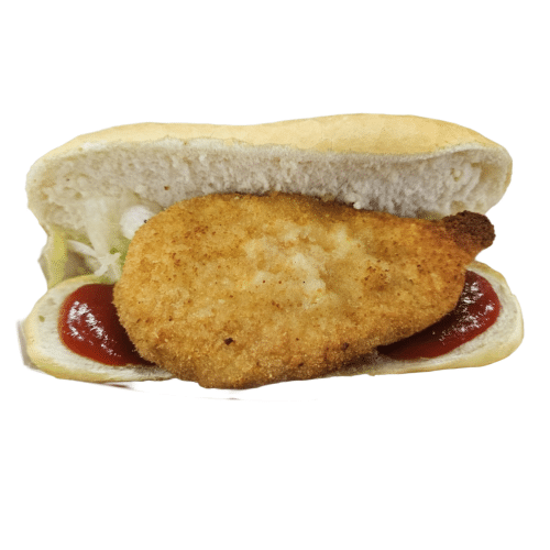 Broodje kip schnitzel