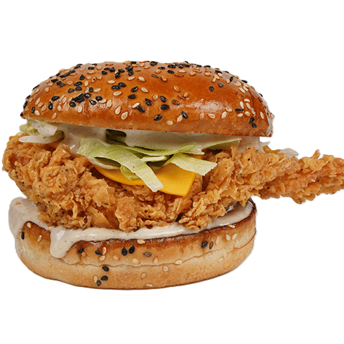 Classic chicken burger