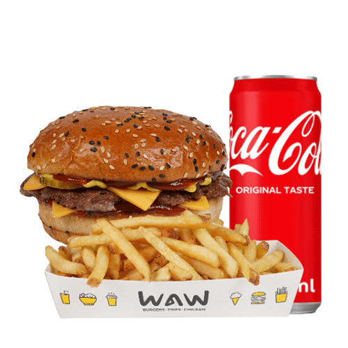 Classic chicken burger menu