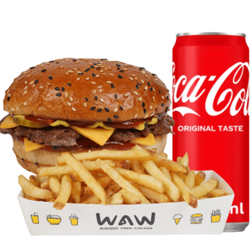 Classic chicken burger menu