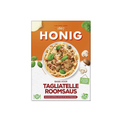Honig basismix tagliatelle roomsaus doos 62 gram