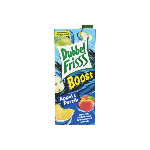 DubbelFrisss boost appel perzik 1.5 liter