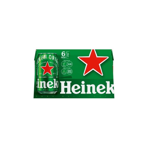 Heineken pils blik 6x330 ml