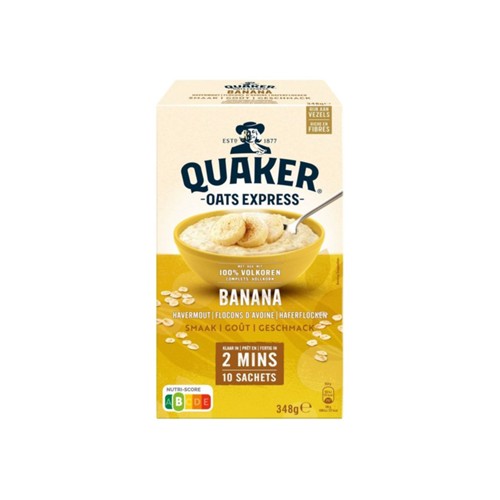 Quaker oats express banaan doos 348 gr