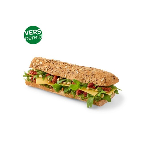 Broodje oude kaas pesto meergranen