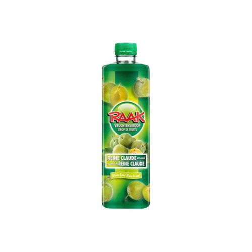 Raak vruchtensiroop reine claude 750 ml