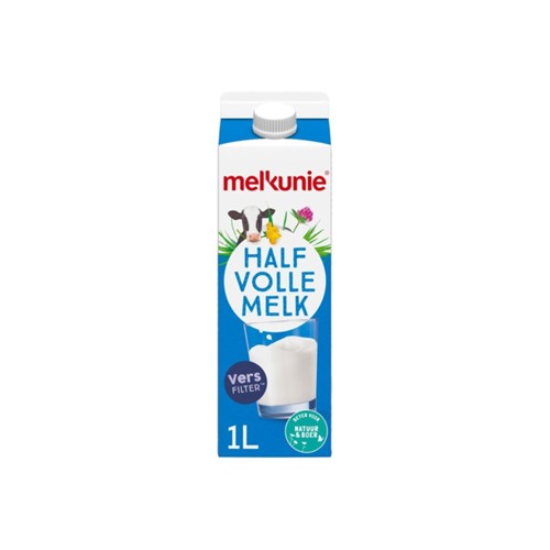 Melkunie melk halfvol versfilter 1 liter
