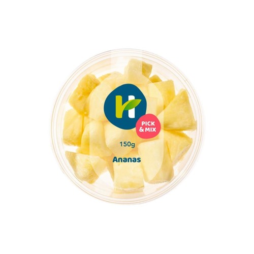 Healthy hand gesneden ananas 150 gram