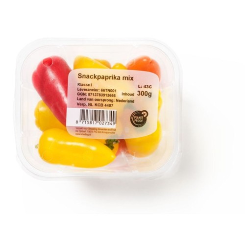 paprika snackmix bakje 300 gram