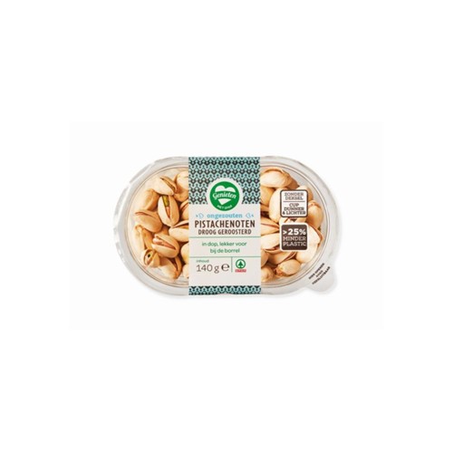SPAR pistachenoten ongezouten kuipje 140 gram