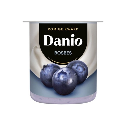 Danio romige kwark bosbes 450 gram