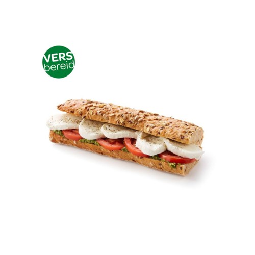 Broodje Caprese meergranen