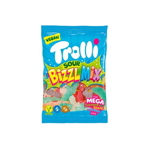 Trolli bizzle mix veggie zak 200 gram