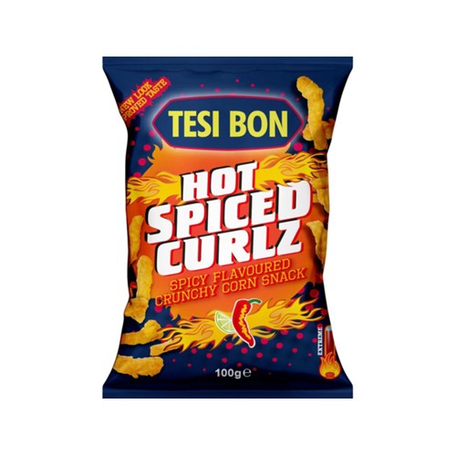 Tesi Bon Hot Spiced Curlz 100 gram