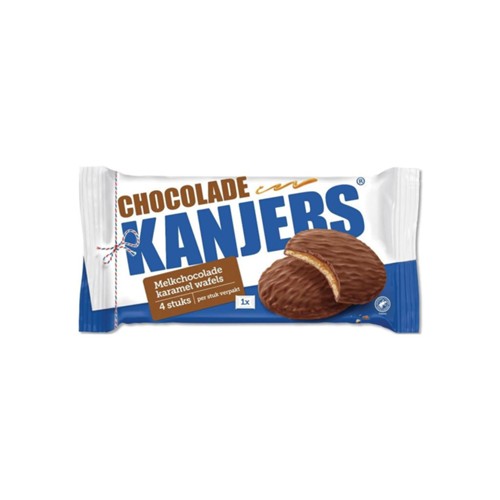 Kanjers portion pack melk chocolade 4 ST