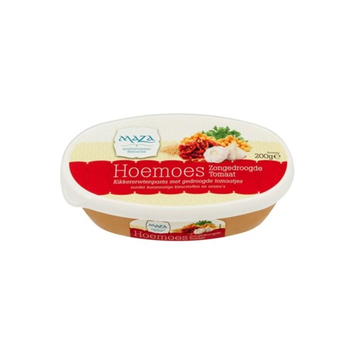 Maza hoemoes zongedroogde tomaat 200 gram