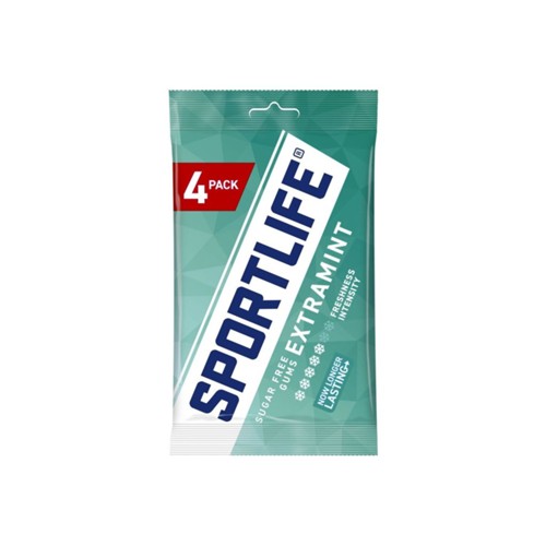 Sportlife extramint sugar free gums 4-pack