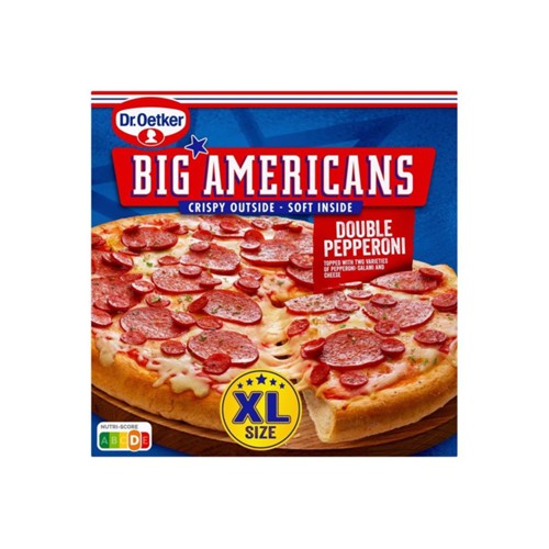 Dr. Oetker big americans double pepperoni 565 gram