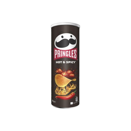 Pringles chips hot & spicy 165 gram