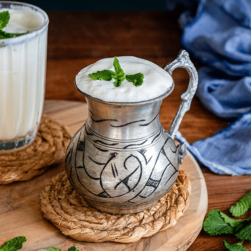 Homemade ayran