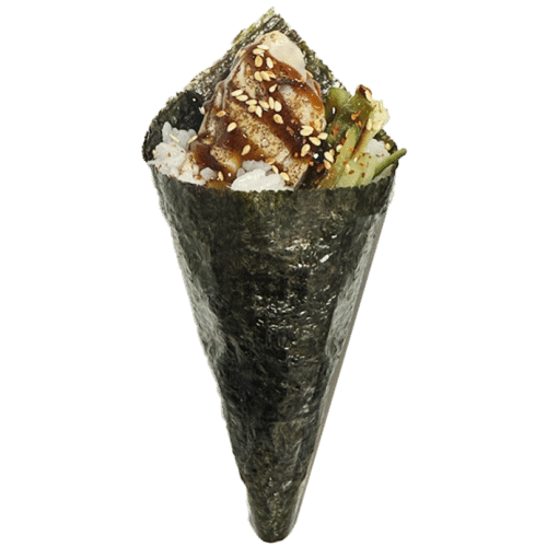 Grilled tuna temaki