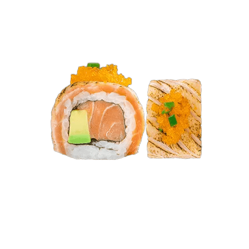 Golden Salmurai roll