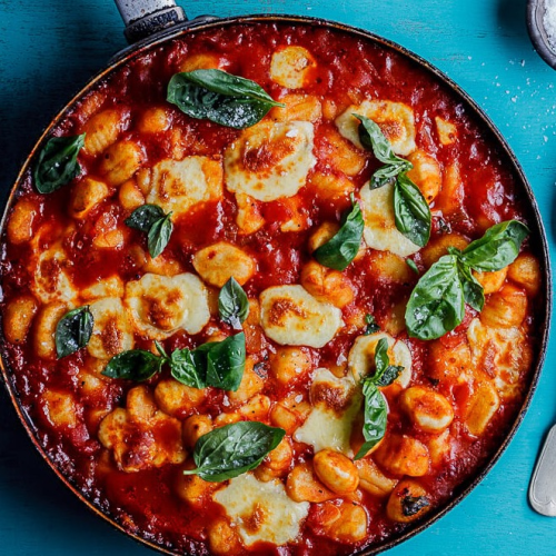 Gnocchi caprese