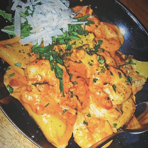 Panzerotti scampi