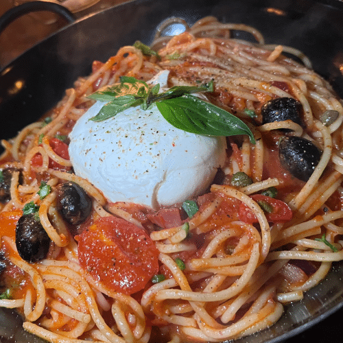 Pasta burrata