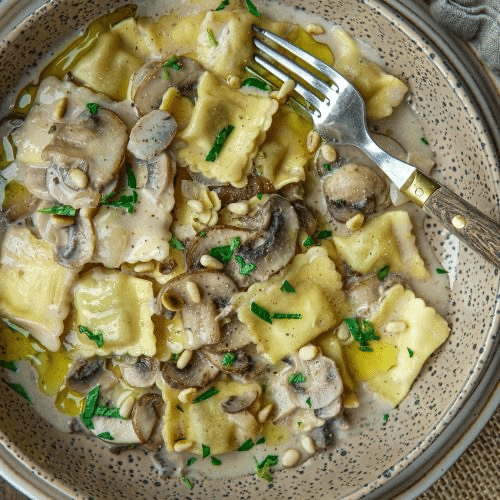 Ravioli funghi en porcini