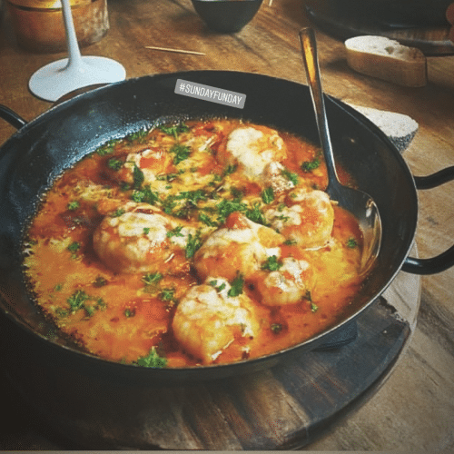 Scampi's uit de oven
