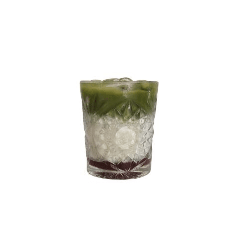 Iced matcha latte strawberry