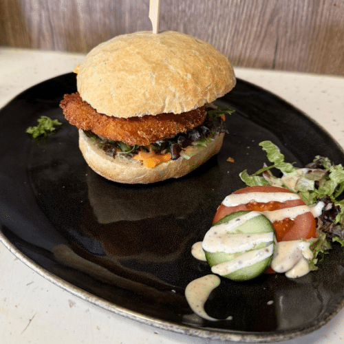 The big spicy chicken burger