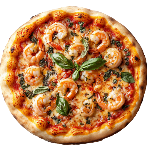 Pizza gamberetti deluxe