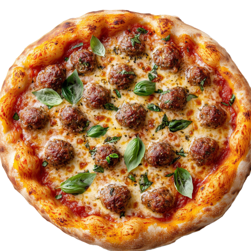 Pizza polpette